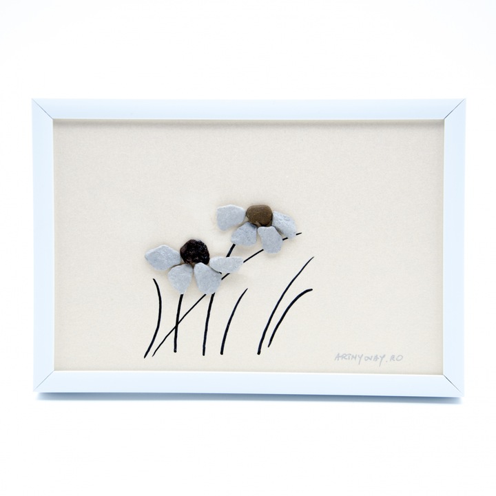 Картина Windy Days - Розово - Pebble Art Collection