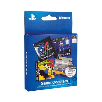 Set 4 suporturi pentru pahare/cani PlayStation Paladone Set 4 suporturi pentru pahare/cani PlayStation Paladone