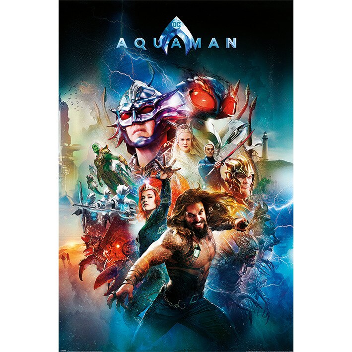 Poster Maxi Aquaman Battle For Atlantis DC Comics, 61x91.5 cm, Multicolor
