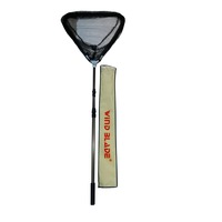 Minciog triunghilar 60x60x60, maner telescopic 200cm, plasa deasa, husa de transport, pescuit sportiv