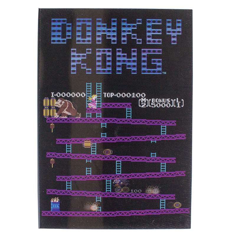 Caiet Donkey Kong 3D, Paladone, format A5, Albastru