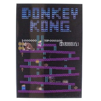 Caiet Donkey Kong 3D, Paladone, format A5, Albastru Caiet Donkey Kong 3D, Paladone, format A5, Albastru
