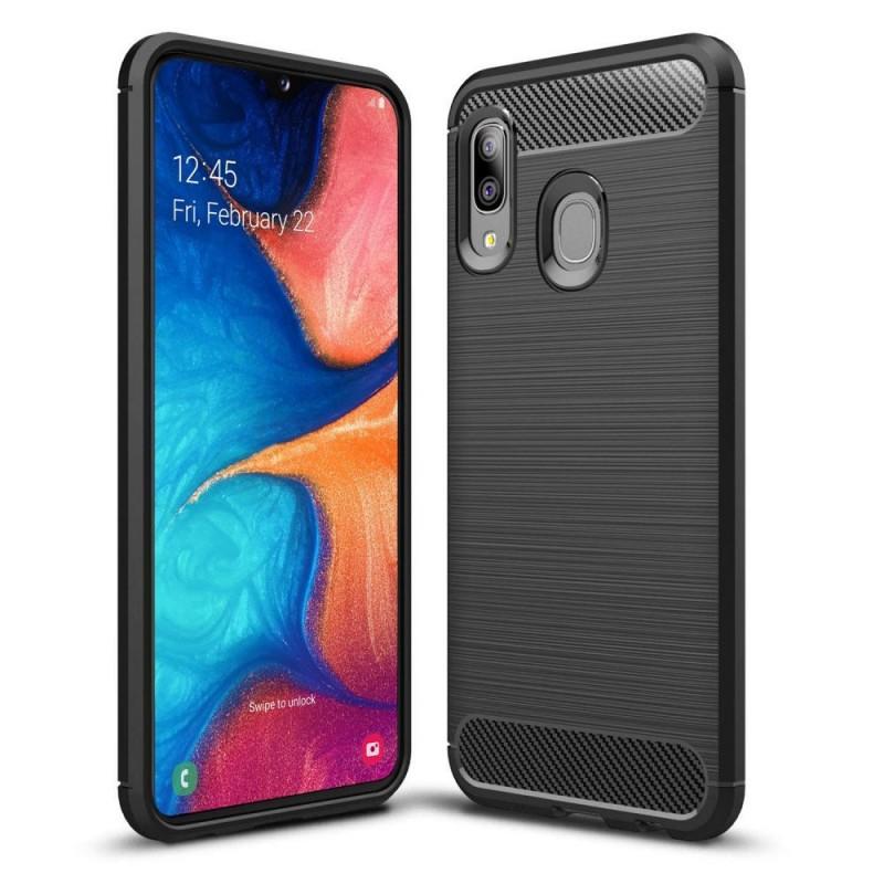 Carcasa TECH-PROTECT TPUCARBON Samsung Galaxy A10 (2019) Black