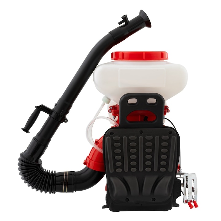 Atomizor pe benzina Elefant, 3cp,2T, 7500rpm, capacitate rezervor 14l, distanta pulverizare 12m, include furtun, lance, set duze dozare, set duze dozare, trusa scule intretinere de baza, palnie cu filtru
