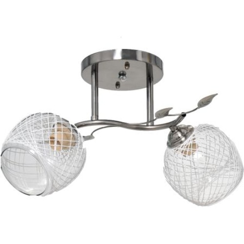 Candelabru NG 75333-2, 2 x E 27, 40 W, 220 V, Metal / Sticla