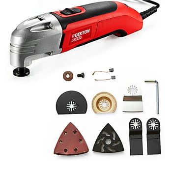 Slefuitor oscilant multifunctional, Dekton 300 W, 37 de accesorii incluse, DT620020 Slefuitor oscilant multifunctional, Dekton 300 W, 37 de accesorii incluse, DT620020