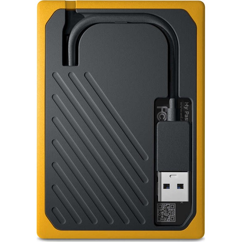 SSD Extern WD My Passport GO 1TB, USB 3.0, Negru/Galben - eMAG.ro