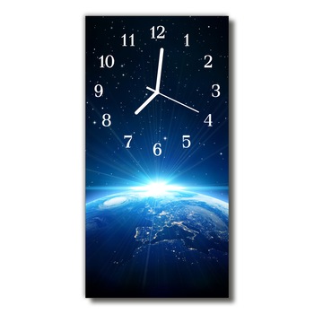 Ceas de perete din sticla Tulup, Universe Planet 56219271, 30 cm x 60 cm, Multicolor Ceas de perete din sticla Tulup, Universe Planet 56219271, 30 cm x 60 cm, Multicolor