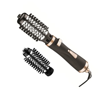 Perie rotativa Victronic, 1000 W, 2 Viteze, 2 Setari temperatura, VC9142, Negru/Auriu Perie rotativa Victronic, 1000 W, 2 Viteze, 2 Setari temperatura, VC9142, Negru/Auriu