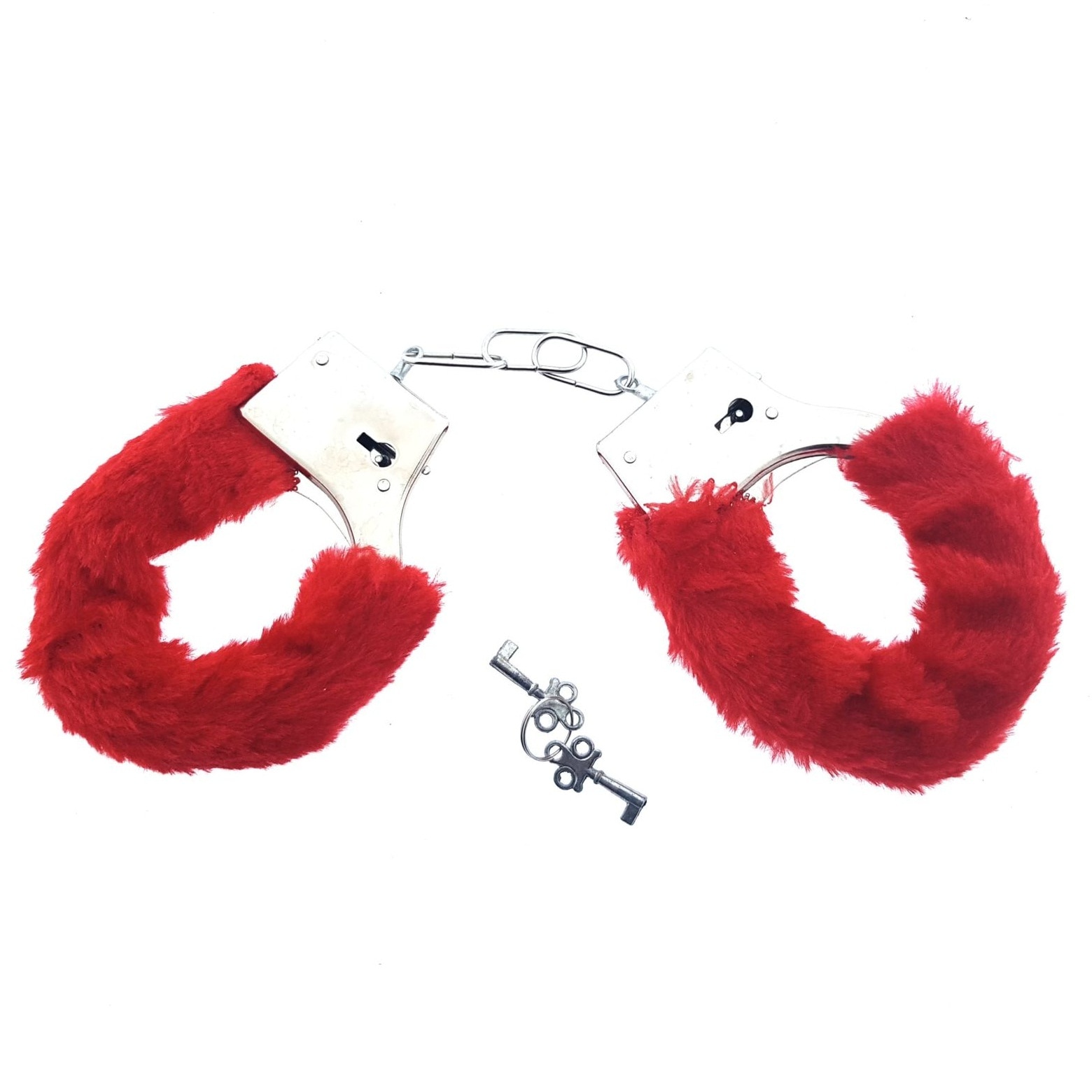 Catuse metalice cu plus rosu si 2 chei