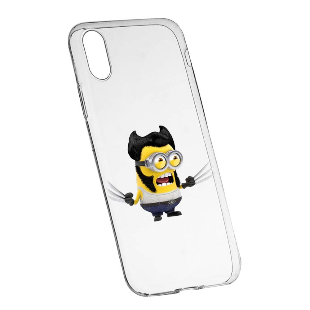 Husa de protectie Minion, X-Men pentru Sony XA1, rezistenta la uzura, anti-alunecare, din silicon Premium, 218