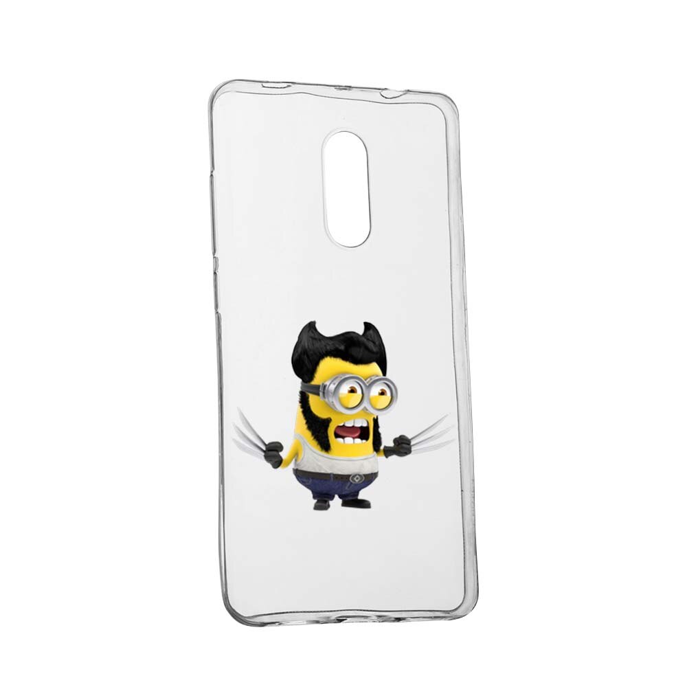 Husa de protectie Minion, X-Men pentru Nokia 5.1 (2018), rezistenta la uzura, anti-alunecare, din silicon Premium, 218