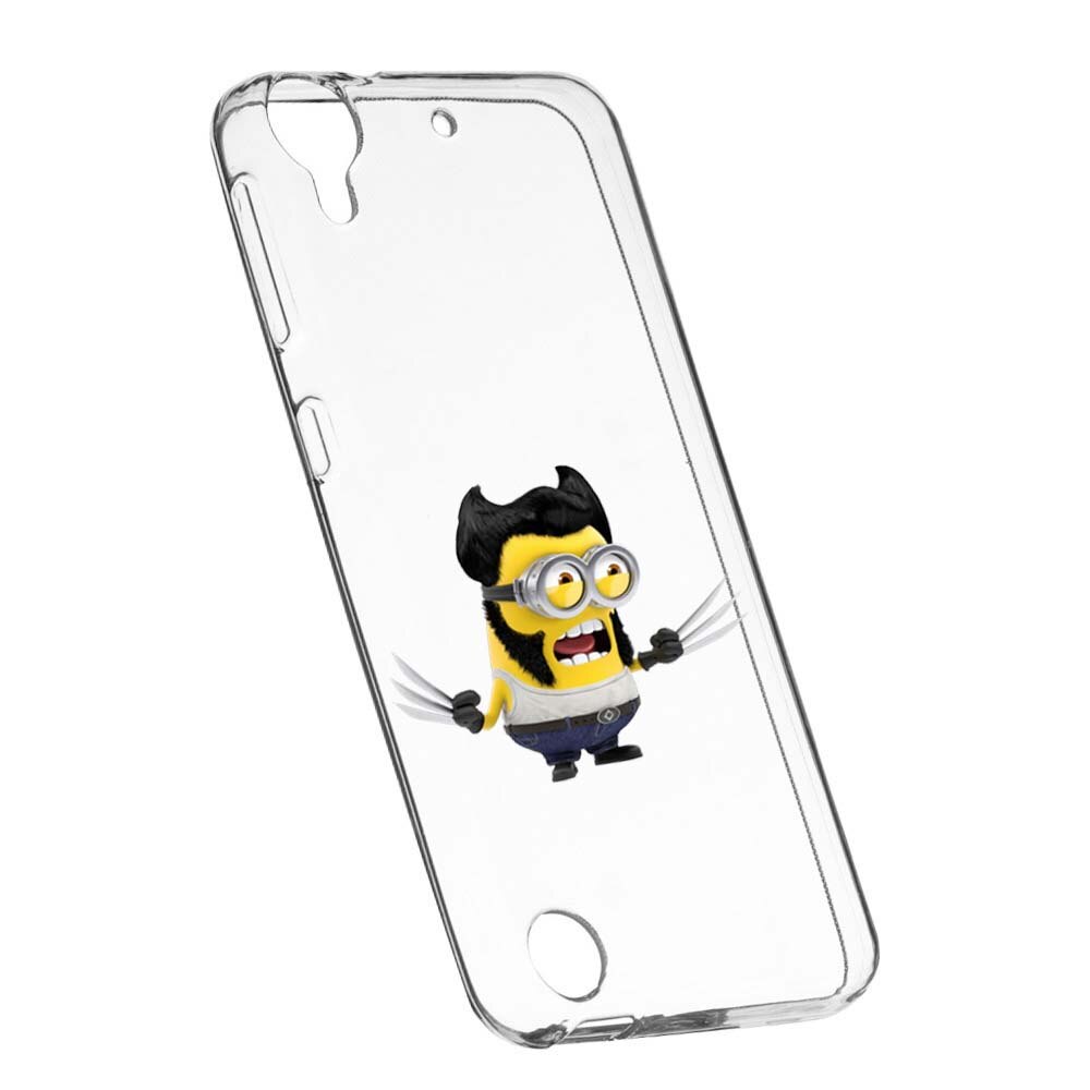 Husa de protectie Minion, X-Men pentru HTC Desire 825/10 Lifestyle, rezistenta la uzura, anti-alunecare, din silicon Premium, 218