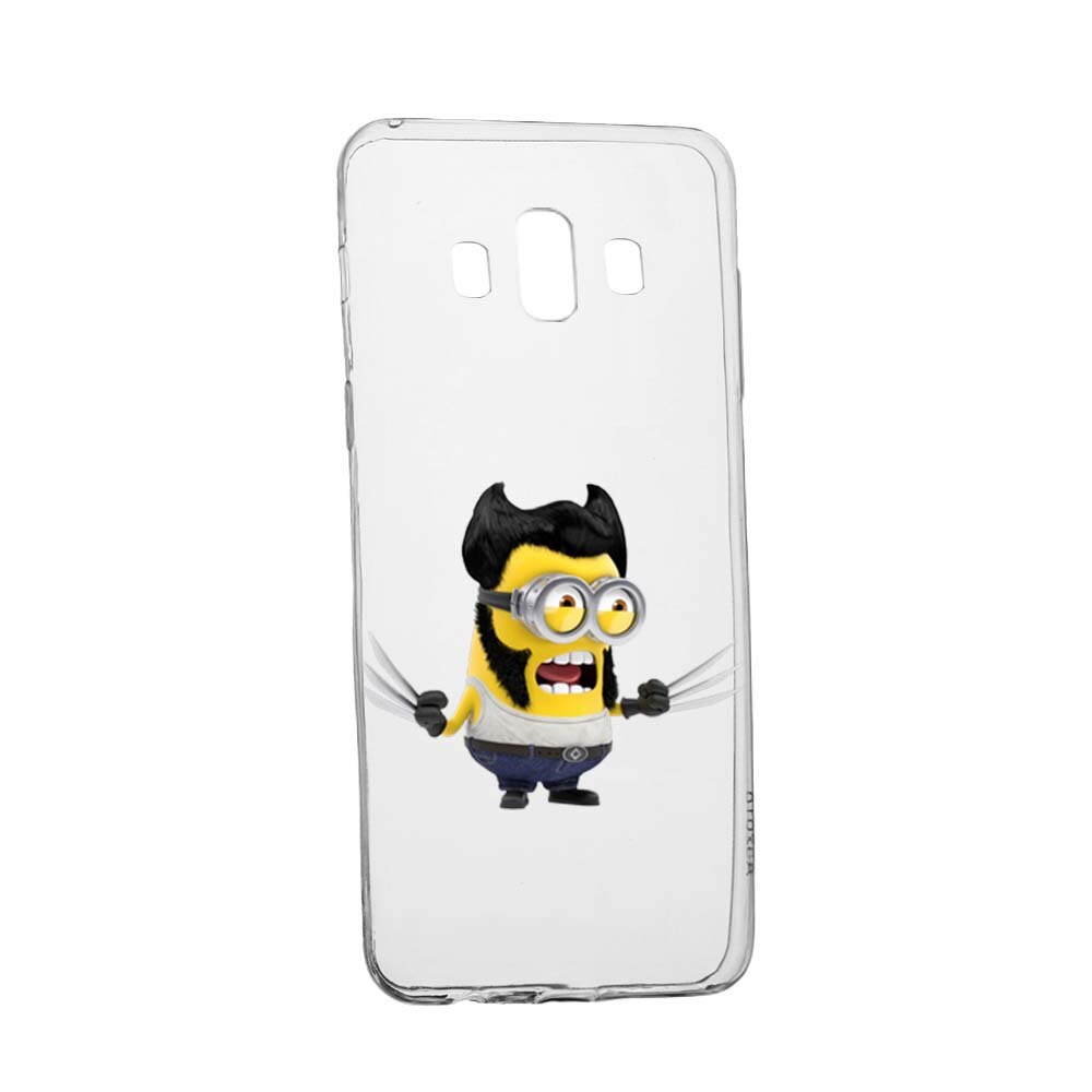 Husa de protectie Minion, X-Men pentru Samsung Galaxy J6 Plus 2018, rezistenta la uzura, anti-alunecare, din silicon Premium, 218