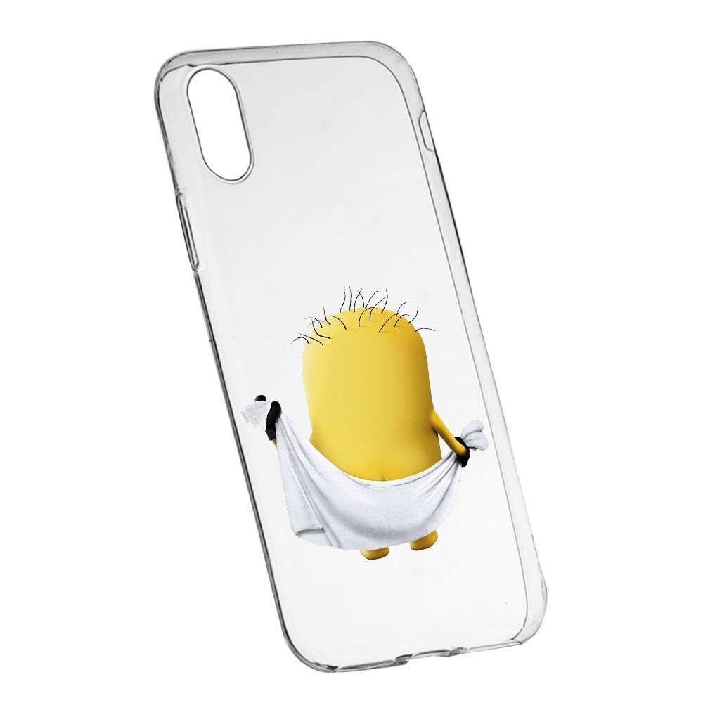 Husa de protectie Cartoon, Minion pentru Xiaomi Mi A2 / Mi 6X, rezistenta la uzura, anti-alunecare, din silicon Premium, 219