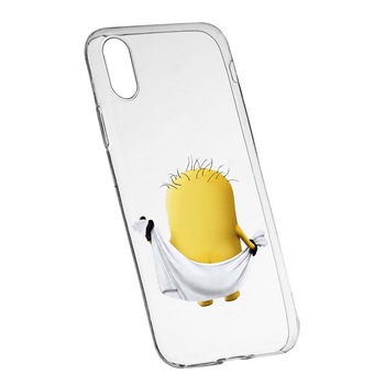 Husa de protectie Cartoon, Minion pentru Apple iPhone XR, rezistenta la uzura, anti-alunecare, din silicon Premium, 219 Husa de protectie Cartoon, Minion pentru Apple iPhone XR, rezistenta la uzura, anti-alunecare, din silicon Premium, 219