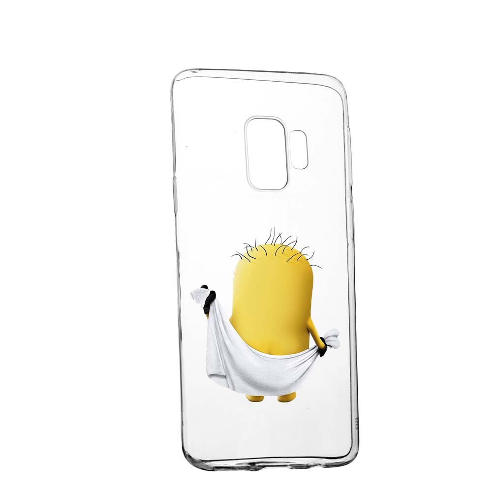 Husa de protectie Cartoon, Minion pentru LG G7/G7 ThinQ, rezistenta la uzura, anti-alunecare, din silicon Premium, 219