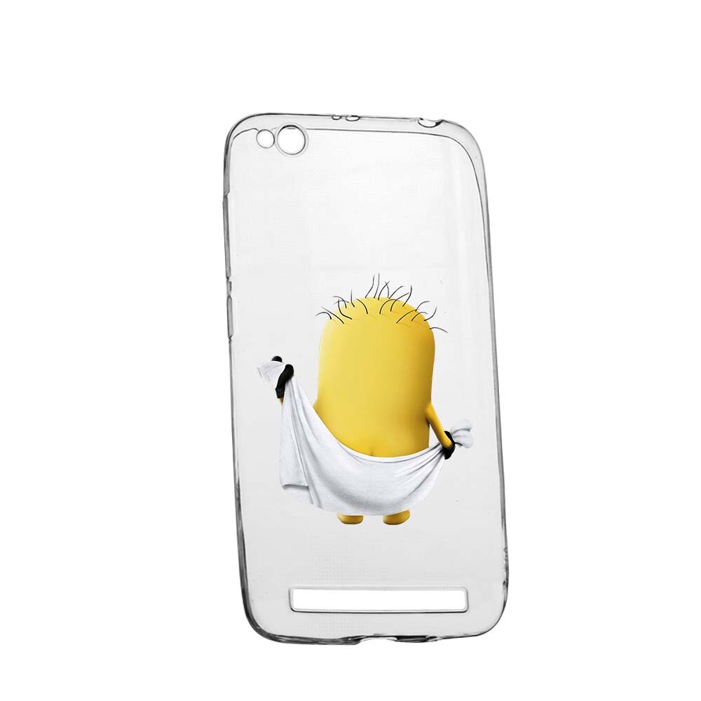 Husa de protectie Cartoon, Minion pentru Xiaomi Redmi 4A, rezistenta la uzura, anti-alunecare, din silicon Premium, 219