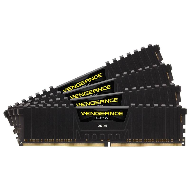 Memorie Corsair Vengeance LPX Black 32GB DDR4 3600MHz CL18 Quad Channel Kit