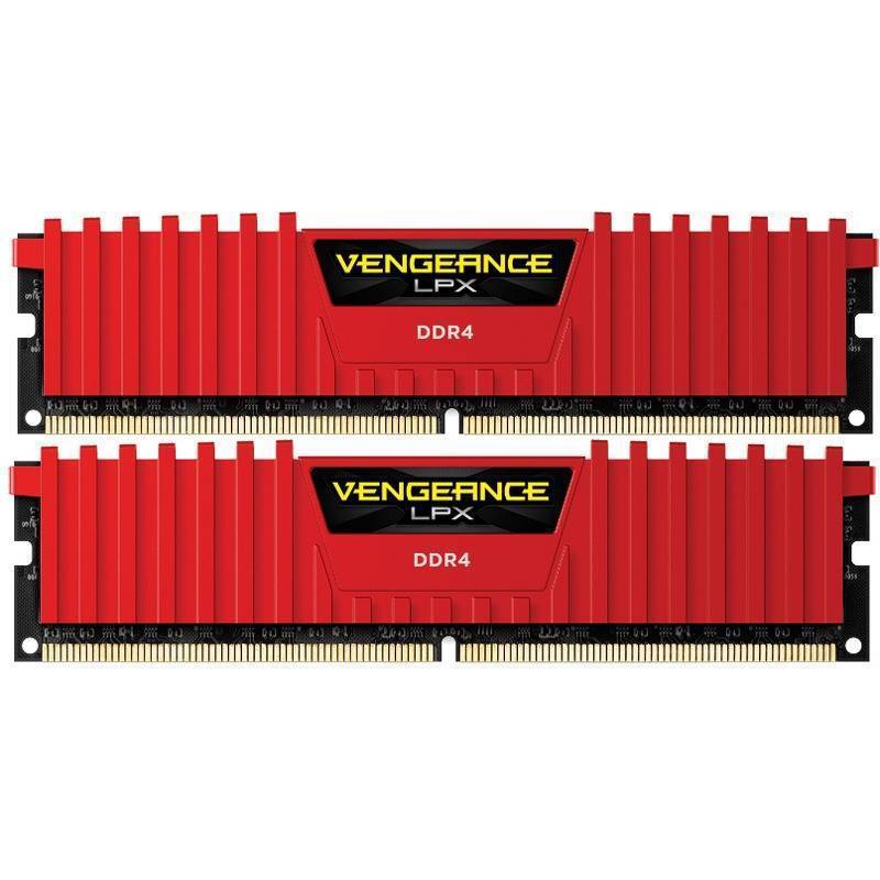 Memorie Corsair Vengeance LPX Red 16GB DDR4 3200 MHz CL16 1.35V Dual Channel Kit