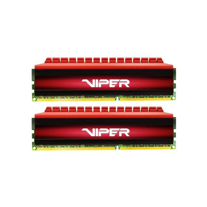 Комплект памети Patriot Viper 4 Red, 32GB, DDR4, 3200 MHz, CL16, 2 броя