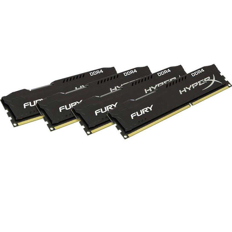 Memorie Kingston HyperX Fury Black 32GB DDR4 2400 MHz CL15 Quad