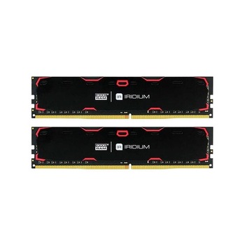 Memorie Goodram IRDM Black 8GB DDR4 2400MHz CL17 Dual Channel Kit Memorie Goodram IRDM Black 8GB DDR4 2400MHz CL17 Dual Channel Kit