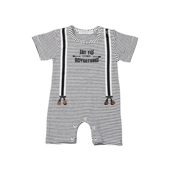 Salopeta bebe, Dirkje, cu bretele, alb&negru, 74 cm Salopeta bebe, Dirkje, cu bretele, alb&negru, 74 cm
