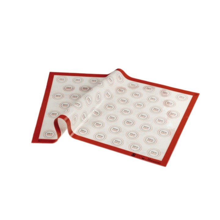 Covoras din silicon antiaderent Profesional Pavoni SPV pentru Macarons, 585x385 mm