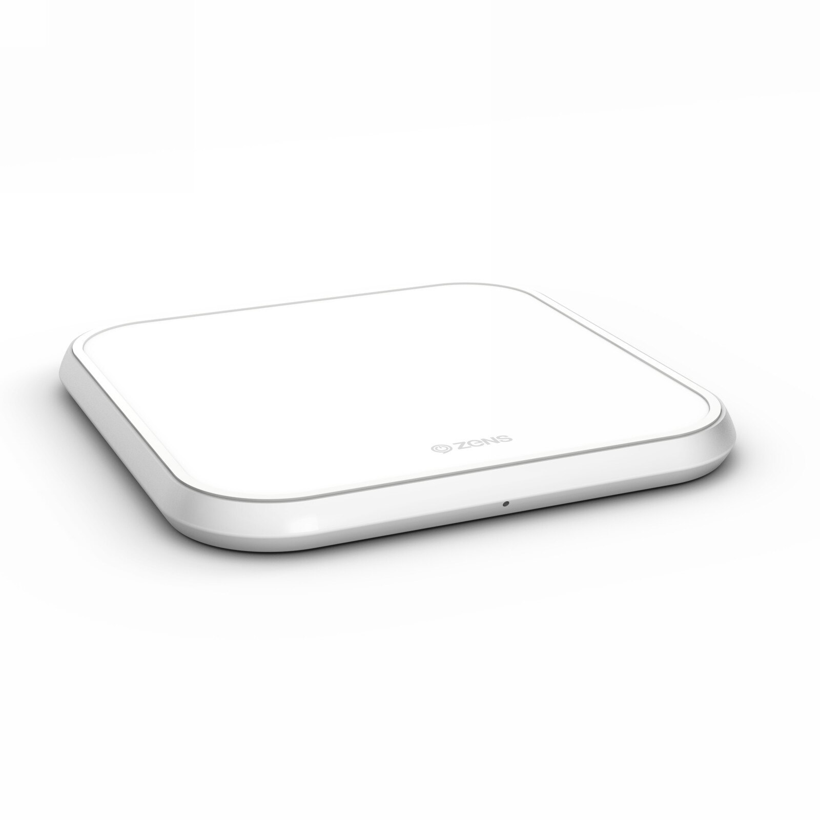 Incarcator wireless ultra rapid ZENS Aluminium 10W Qi White