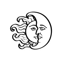 sticker decorativ perete soare si luna 80x90 cm imagen 30_0_
0