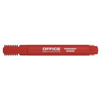 Marker permanent OFFICE Products, varf rotund, scriere de 1 - 3 mm, rosu Marker permanent OFFICE Products, varf rotund, scriere de 1 - 3 mm, rosu