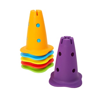 Set de 6 conuri GONGE de diametru baza 21cm inaltime 29cm Set de 6 conuri GONGE de diametru baza 21cm inaltime 29cm