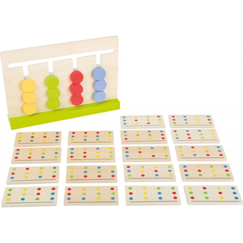 Labirint de logica joc din lemn, Small Foot, multicolor, lemn, 3 ani+