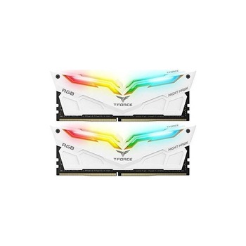 Memorie TeamGroup T-Force Night Hawk White RGB 16GB DDR4 4000MHz CL18 Dual Channel Kit Memorie TeamGroup T-Force Night Hawk White RGB 16GB DDR4 4000MHz CL18 Dual Channel Kit