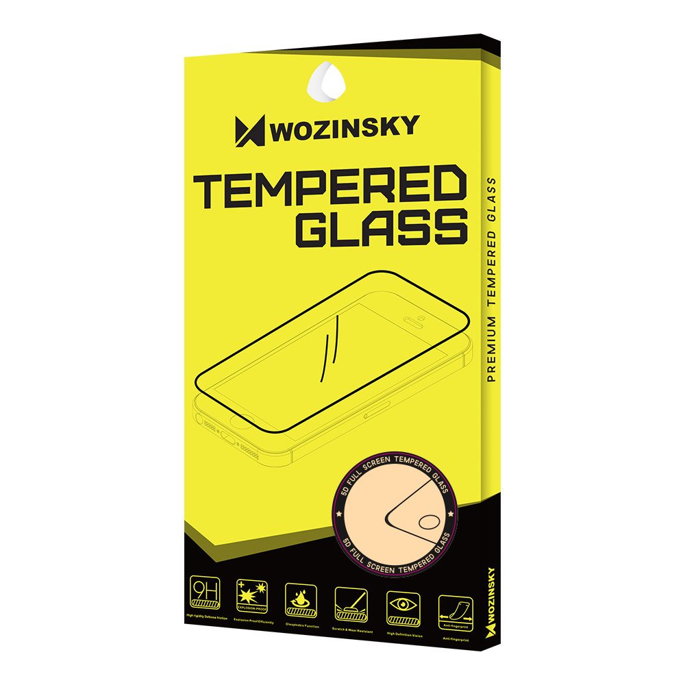 Folie Sticla Wozinsky, Tempered Glass 9H, Full Glue, Compatibil cu Vivo X60, Negru