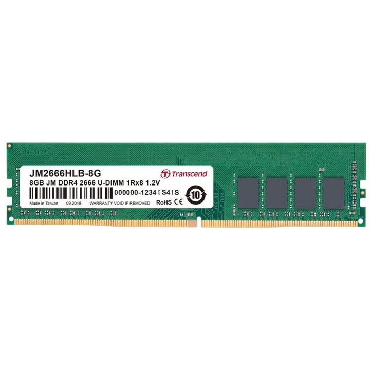 JM 8GB DDR4 2666Mhz U-DIMM CL 19 1.2V