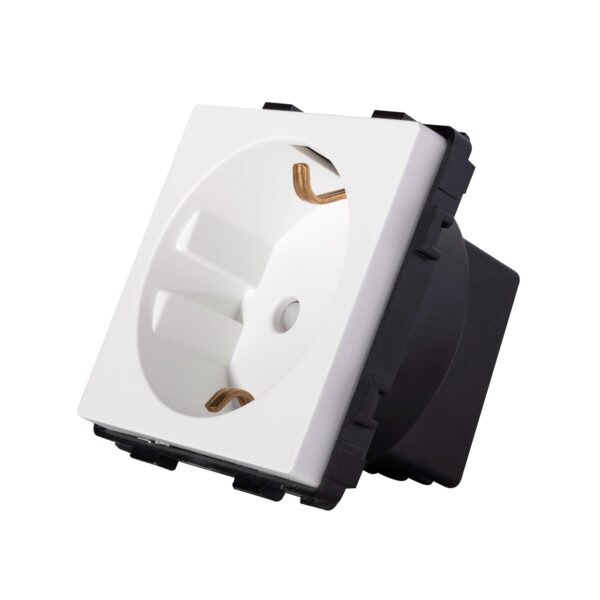 Priza simpla Torelectric fara rama Alb