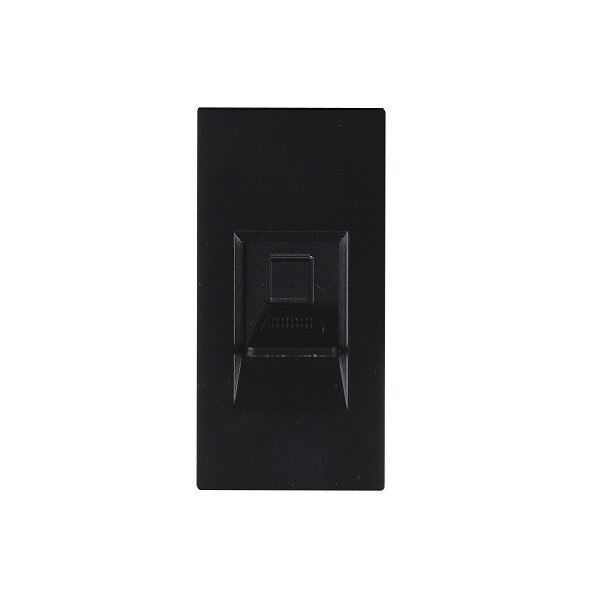 Modul priza 1/2 Internet Negru pentru rama Torelectric