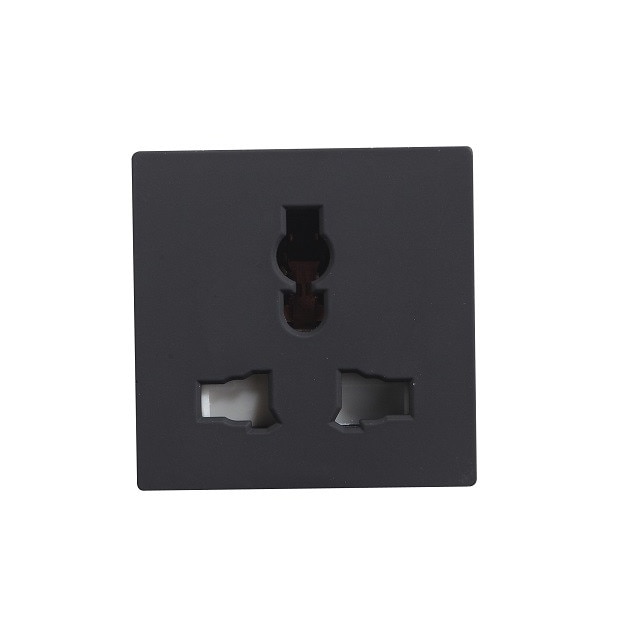 Priza simpla Universala Torelectric fara rama Negru