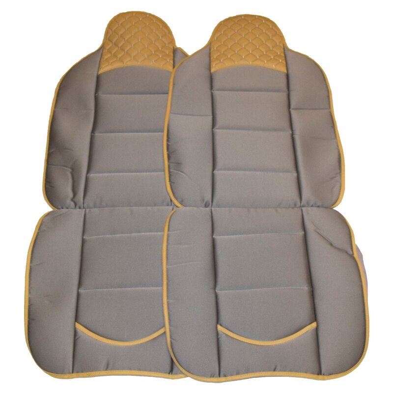 Set 2 huse scaun spatar romb BVS BEJ