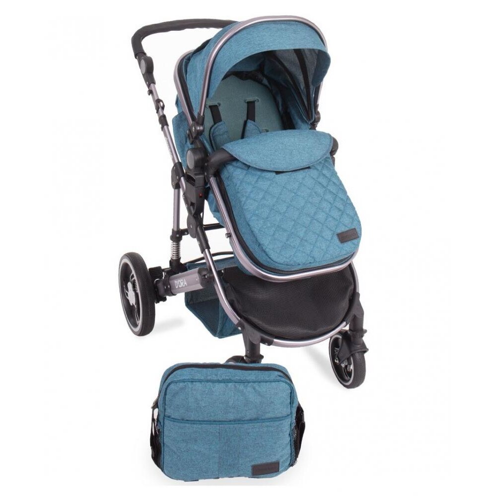 Carucior 2 in 1 cu suspensii Dora Green