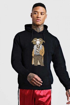 Hanorac Barbati Negru - Berbec Fashion Hanorac Barbati Negru - Berbec Fashion