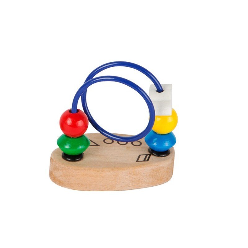 Circuit cu bile din lemn Avion, Small Foot, lemn, 1 an+