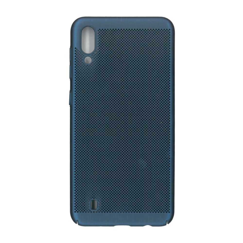 Husa spate cu perforatii pentru Samsung Galaxy M10 - EuroCELL Air Case, albastru