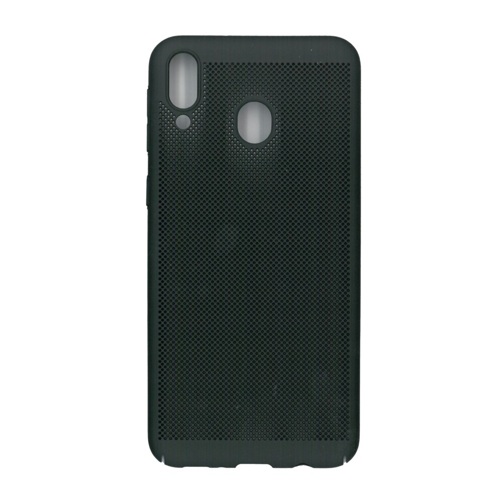 Husa spate cu perforatii pentru Samsung Galaxy M20 - EuroCELL Air Case, negru