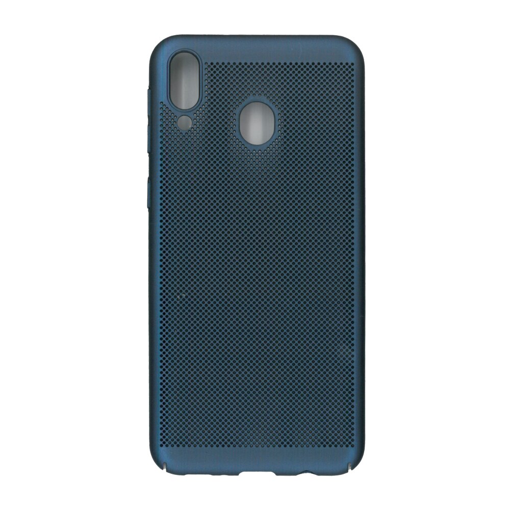 Husa spate cu perforatii pentru Samsung Galaxy M20 - EuroCELL Air Case, albastru