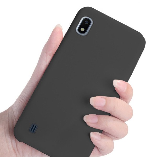 Husa compatibila Samsung Galaxy A10 Silicone Case Black