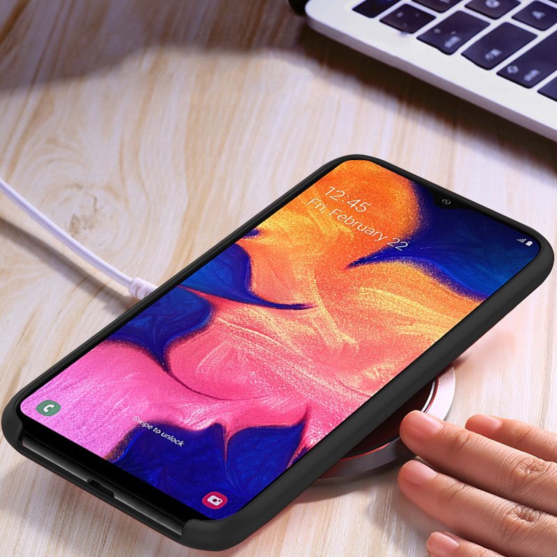 Husa compatibila Samsung Galaxy A10 Silicone Case Black