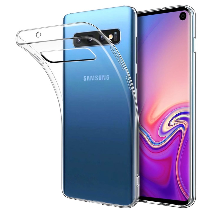 Samsung Galaxy S10 меко покритие, Slim TPU, силикон TPU прозрачен